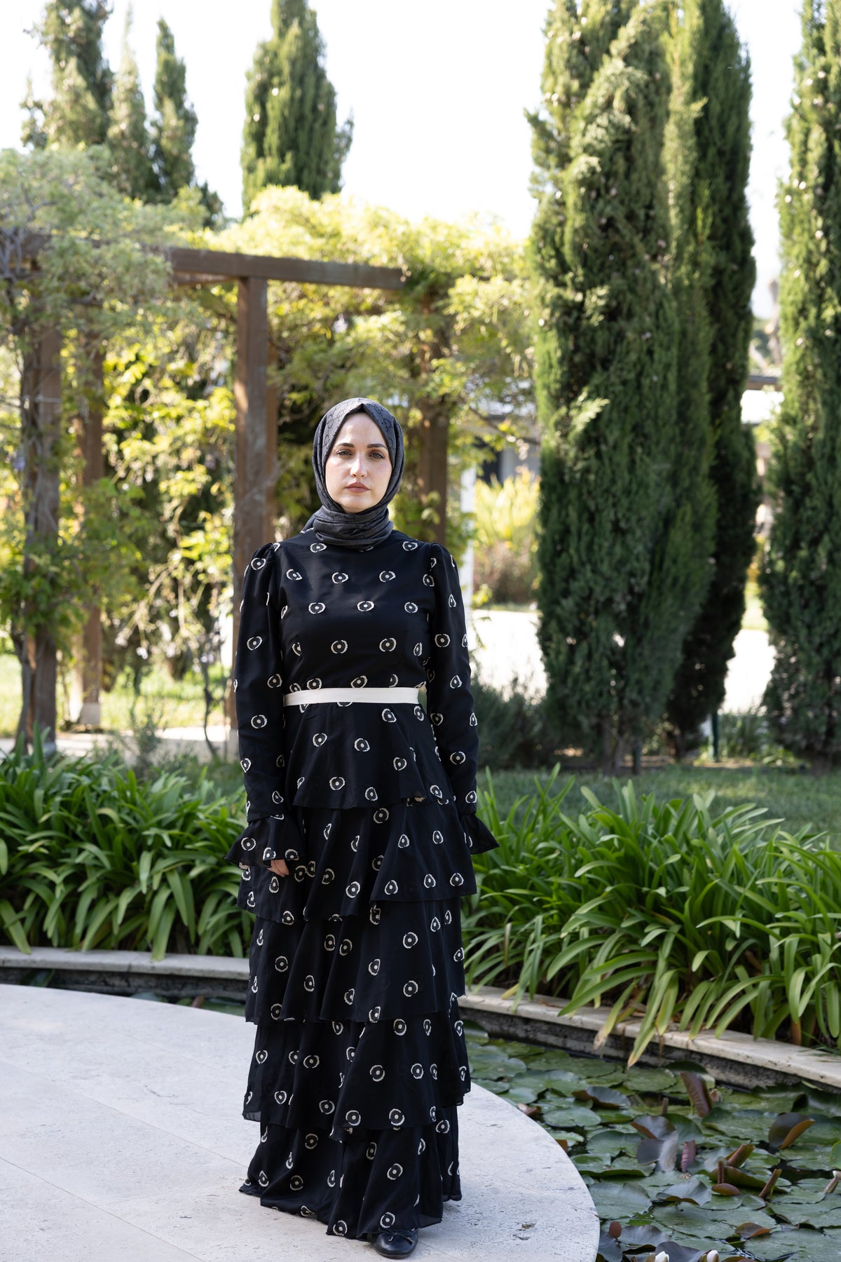 Swan Katlı Elbise